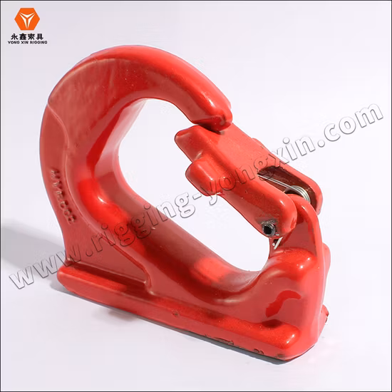 Hebeschweißhaken aus legiertem Stahl, Baggerhakenschlinge, Güteklasse G80, Schweißen D